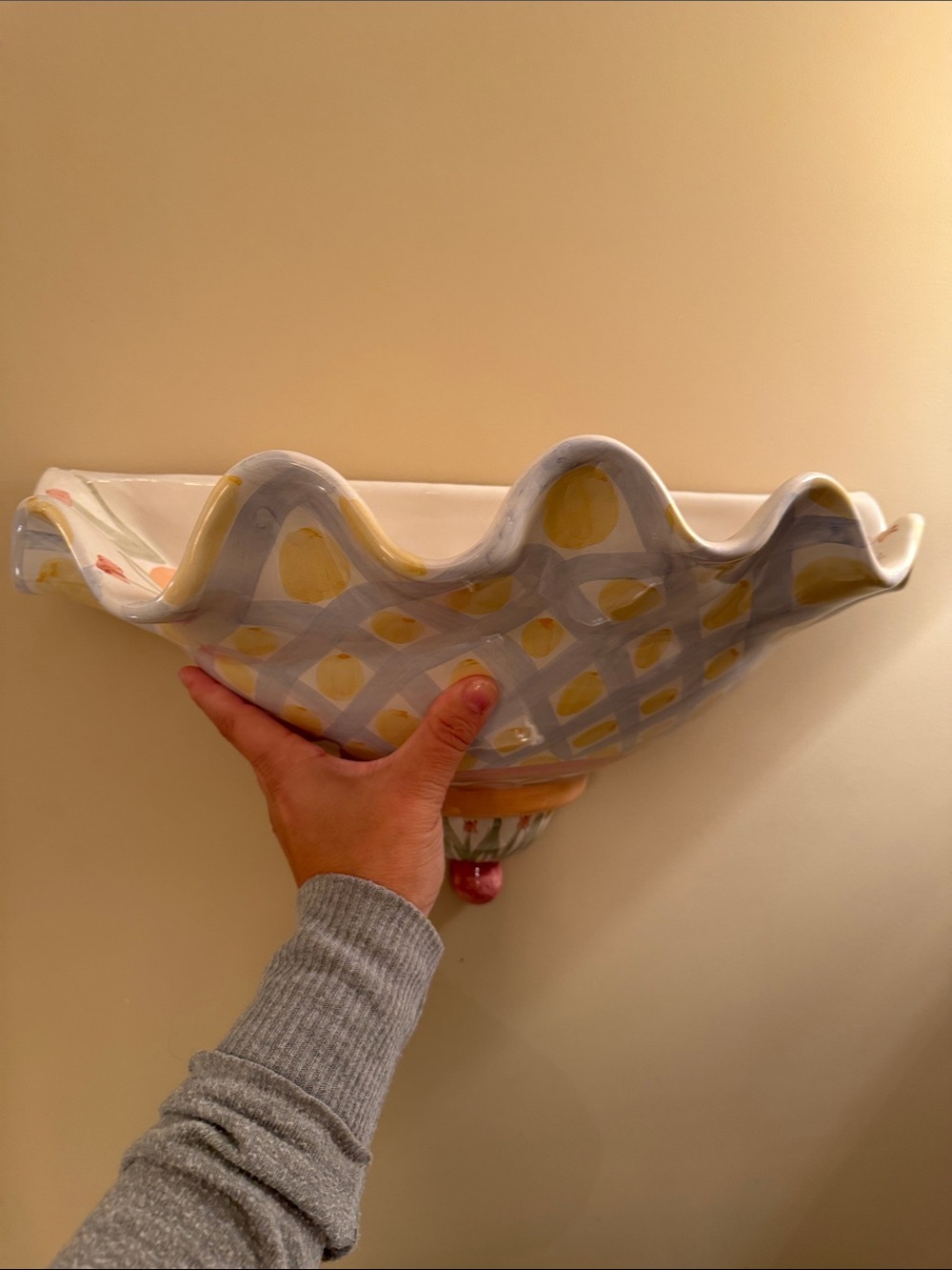 MacKenzie-Childs Aalsmeer 18” Wall Planter Wall Pocket | Retired